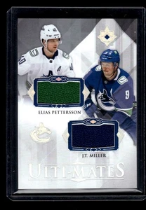 2023-24 Upper Deck Ultimate Collection - Ulti-Mates Elias Pettersson, J.T.... - Picture 1 of 2