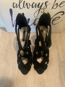 (5) Zara Basics Collection Tacones Mujer Zapatos Talla 37 Color Negro - Imagen 1 de 6