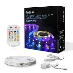 16,4 Fuß RGBWW + IC WiFi Smart fließende LED-Streifen Licht, RGB Jagd Effekt + Tunabl... - Bild 1 von 7