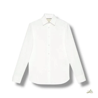 Gucci Cotton Poplin Shirt Size 16 - Image 1 of 4