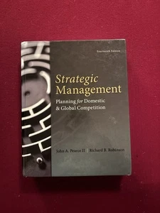 Strategic Management by Richard Robinson and John Pearce (2014, Hardcover) - Picture 1 of 4
