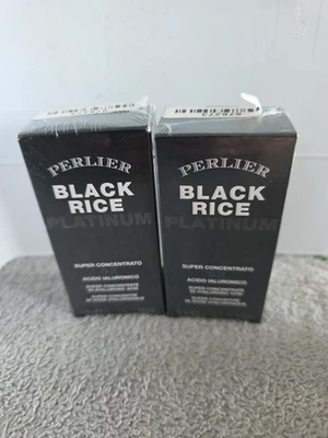 (2) Súper concentrado de arroz negro Perlier 9x gel de ácido hialurónico 0,5 fl oz SELLADO Foto 1 de 2