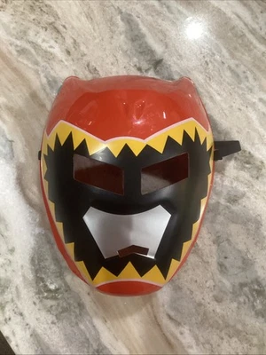 TM Mighty Morphin POWER RANGERS Mega Force Red Ranger Mask Bandai 2019 Plastic - Image 1 of 4