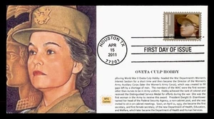 DR WHO 2011 FDC OVETA CULP HOBBY MPG CACHET M43402 - Picture 1 of 2