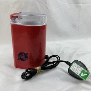 150W Red Electric Coffee Grinder Machine Mixer Crusher Bean/Dry Spice Blender - Picture 1 of 10