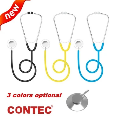 CONTEC SC11 Stethoskop Einzel-Stethoskop aus Aluminiumlegierung FDA CE 3 Farben - Bild 1 von 4