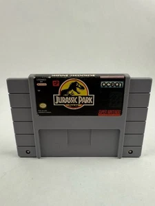 Jurassic Park (Sistema de entretenimiento Super Nintendo, 1993) cartucho solo probado - Imagen 1 de 17