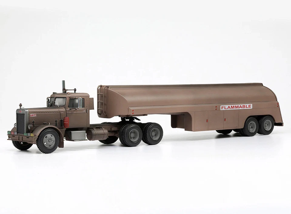 IXO 1/43 1955 Peterbilt 281 w/Tank Trailer Rust "Dual" Movie TTR038 - Image 1 of 1