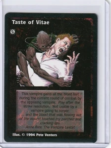 Taste of Vitae Jyhad V:TES VTES Vampire CCG - Picture 1 of 2