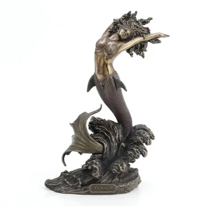 Yemaya - Mother of All and Goddess of The Ocean Figurine, Bronze Color - Picture 1 of 10