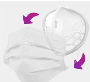 [AAUXX] Protector de máscara de colmena para respirar fácilmente 3P / Máscara Pong / Máscara / Soporte de marco - Imagen 1 de 4