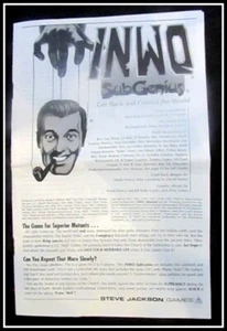 INWO Illuminati New World Order World Domination Handbook Subgenius Version Game - Picture 1 of 1
