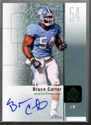 B3818- 2011 SP Authentic Autographs #12 Bruce Carter A Auto SAMPLE PIC - Image 1 of 2