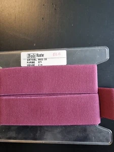 Calzolai Strumenti Riparazione Scarpe Studente Sandali Tessuto Elastico 40mm Borgogna EL6 - Foto 1 di 6