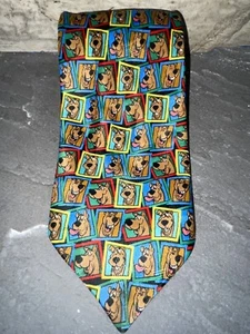 Scooby Doo All Over Colorful Tie by Briefly Stated - Picture 1 of 4