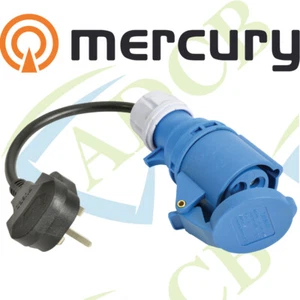 UK Mains Plug to Ceeform Socket for Caravan Motorhome Power Camping Electric - Picture 1 of 2