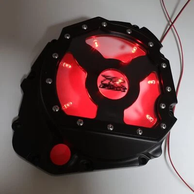 Embrague de estator de motor negro con LED rojo para Suzuki GSXR600 750 1000 2001-2005 Foto 1 de 4