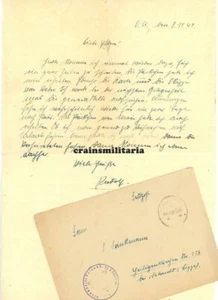 Orig. Feldpost Brief Fallschirmjäger FJR2 in Frankreich 1942 Paris - Bild 1 von 2