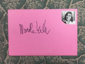 Marthe Keller - Marathon Man - Fedora - Hereafter - The Escape - handsigniert 1976 - Bild 1 von 2