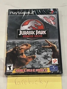 Jurassic Park: Operation Genesis (PS2) NEW SEALED Y-FOLD W/UPC, NEAR-MINT RARE! - Picture 1 of 3
