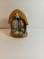House of Hatten Nativity, wood-look 1999, 7 pieces New #22660, S. & V.  Rawson