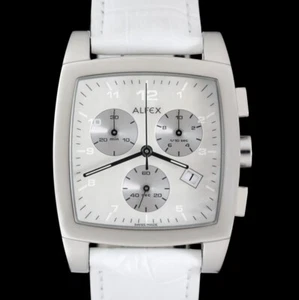 ALFEX Damenuhr Quarz Chronograph 5469-123 swiss made - Afbeelding 1 van 2