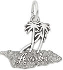 Sterling Silver Aruba Palms Charm by Rembrandt