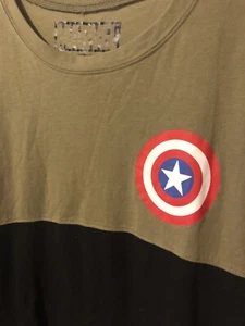 Marvel Marke Captain America Langarm T-Shirt Erwachsene XL - Bild 1 von 4