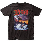 T-shirt DIO Holy Diver homme sous licence groupe de musique rock n roll rétro neuf noir