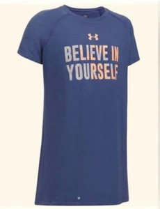 Under Armour heatgear, Loose, Girls/ Youth Tops, Graphic Short Sleeve, YSM - Picture 1 of 5