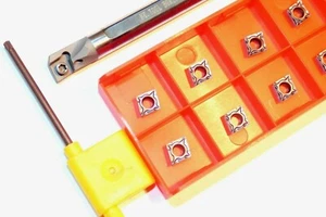 95° VHM Bohrstange E08K -SCLCR-06 + CCMT 060204-HM ND3325  ( P25/ M20 )  - Picture 1 of 3