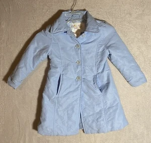 Quilted Jacket Girls Size Medium Blue Polyester Rothschild Lightweight Coat - Picture 1 of 10