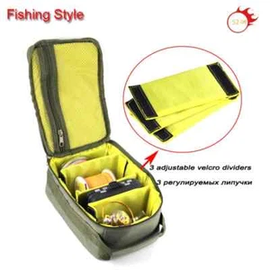 Fishing Tackle Bag 3 IN 1 Fishing Reel Fishing Line Lure Hook Storage Handbag - Picture 1 of 14