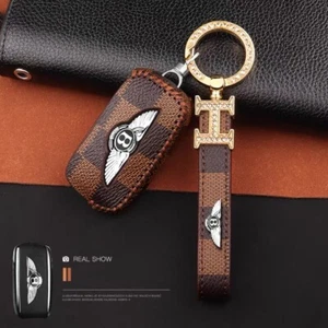 Handmade 3 Button Remote Key Fob Case for Bentley GT GTC 2009-2016 - Picture 1 of 6