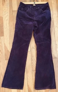 Limited Too Girls Simply Low Size 14 Purple Western Corduroy Pants Hong Kong - Picture 1 of 4