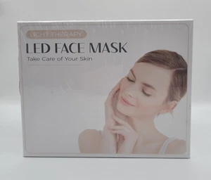 EVFOFO LED Gesichtsmaske Lichttherapie Hautpflegegerät - Weiß Neu Versiegelte Box - Bild 1 von 2
