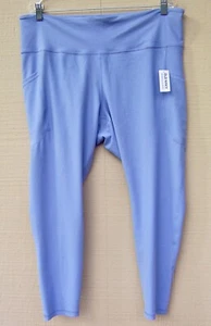 OLD NAVY POWERSOFT 7/8 ANKLE LEGGINGS POCKETS BLUE SZ 2 X ~NWT~ - Picture 1 of 5