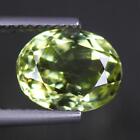3.46 Cts_MAGNIFICENT GEM_100% Natural UNHEATED Fibrolite_Lime Yellow_Sillimanite