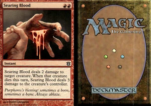 Magic the Gathering -MTG-Searing Blood LP - Picture 1 of 1