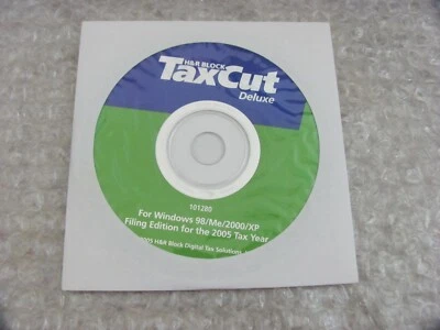 2005 H&R Block TaxCut DELUXE Filing Edition - Image 1 of 2