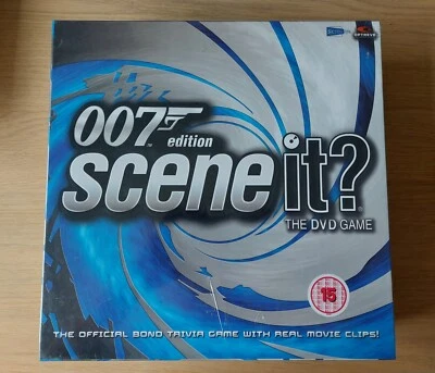 Scene it ? Board Game James Bond 007 DVD Movie Trivia Game , Brand New Sealed  - Image 1 of 2