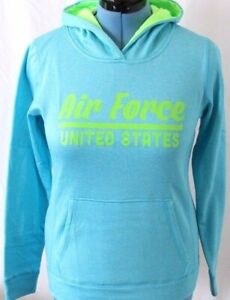 United States Air Force USAF Fleece Lined Pullover Sweatshirt Hoodie Women's M