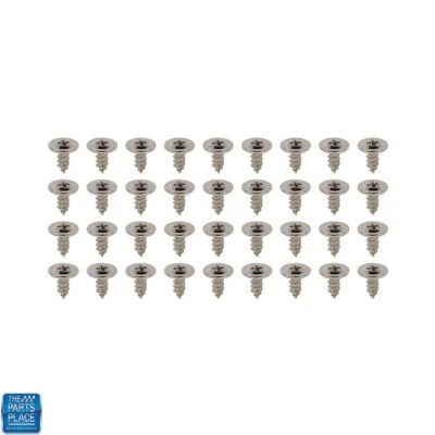 Juego de 36 tornillos de moldura de pozo de rueda GM 1962-87  Foto 1 de 2