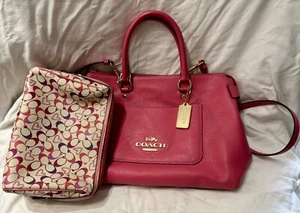 Authentic Coach Purse # D1948-F31467 AND Coach Accessory Bag - EXCELLENT COND! - Picture 1 of 14