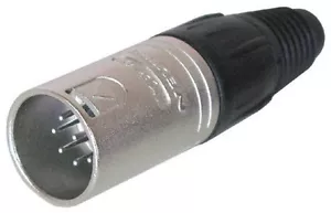 CONECTOR DE MICRÓFONO MACHO DE 1 PIEZA - CANON XLR ESTILO 7 PINES TIPO SOLDADURA # 12-1027 - Imagen 1 de 2