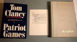 Patriot Games,Tom Clancy, 1st Printing, 1st state points and criteria, Errata - Picture 1 of 21