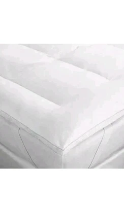 Martha Stewart Collection Gel Infused Full Fiberbed, White. New, Open Package  - Image 1 of 3