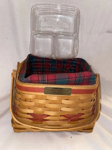 Longaberger Christmas Collection 2000 Edition Deck The Halls Basket Cover