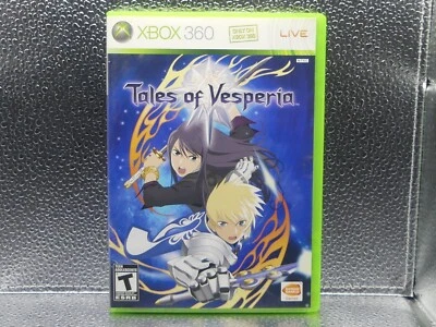 Videogame Xbox 360 Tales Of Vesperia manual de trabalho testado 2008 Microsoft RPG T - Imagem 1 de 4