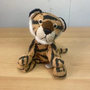 Russ Berrie Luv Animali Thor Tigre Peluche 5" Terry Panno Beanie Peluche - Foto 1 di 5